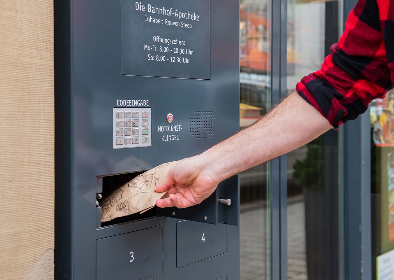 Bahnhof Apotheke Bad Rappenau Small Q Abhohlfach